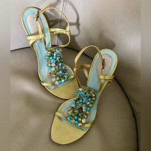 Bottega Veneta Jewelled strappy sandals sz 36.5/6.5